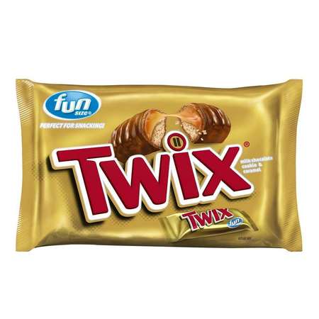 TWIX Twix Caramel Fun Size Candy 10.83 oz., PK20 323205